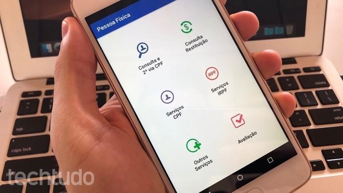    Find out how to check the status of your CPF for the Individuals application (Step 1: Install and open the Individuals app on the TechTudo page (Credit: Helito Beggiora / TechTudo) 