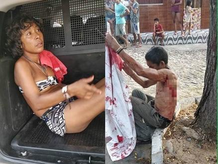 Homem com deficiência mental é esfaqueado por mulher em Parnaíba