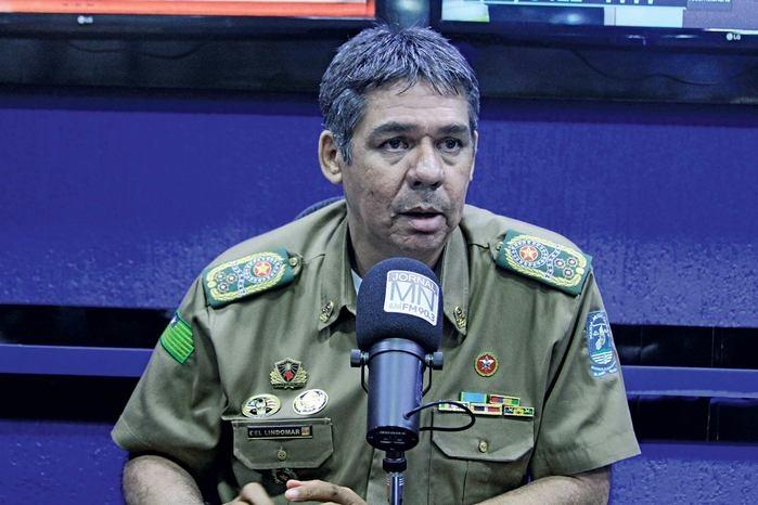 Comandante da PM, Lindomar Castilho (Crédito: Raíssa Morais)