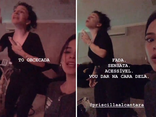 Marquezine se choca ao ver amiga cantar: 'Vou dar na cara'