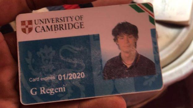 Giulio Regeni era aluno de doutorado da Universidade de Cambridge (Crédito: Epa)