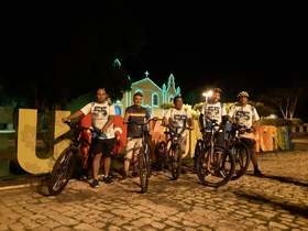 Passeio Ciclístico pelas ruas de Monsenhor Gil, um ato sádio