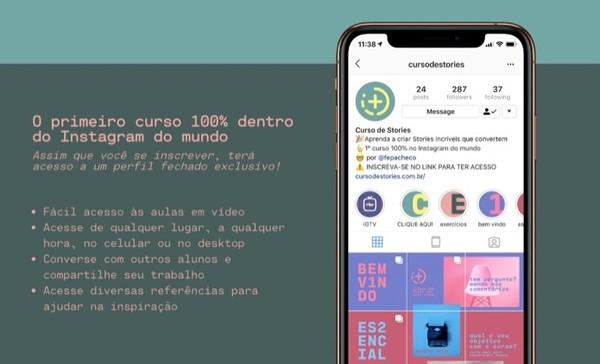 (Crédito: Reprodução/Curso de Stories )