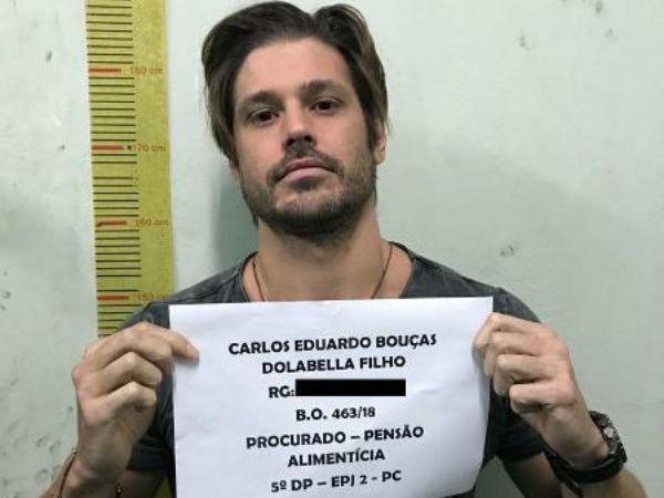 Dado Dollabela está preso há uma semana por não pagar pensão
