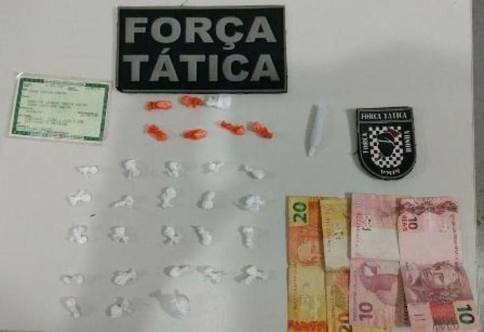 Droga apreendida em Picos (Crédito: Polícia Militar)