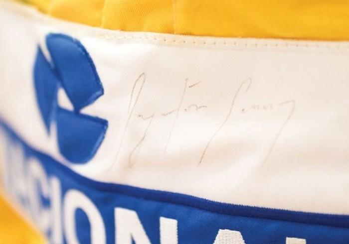 Assinatura de Senna (Crédito: RM Sotherbys)