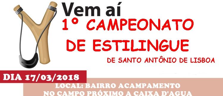 Acontece nesse Sábado (17) o 1º Campeonato de Estilingue de S.A.L