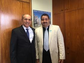 Antonio Neto esteve presente no gabinete do Deputado Marcelo Castro