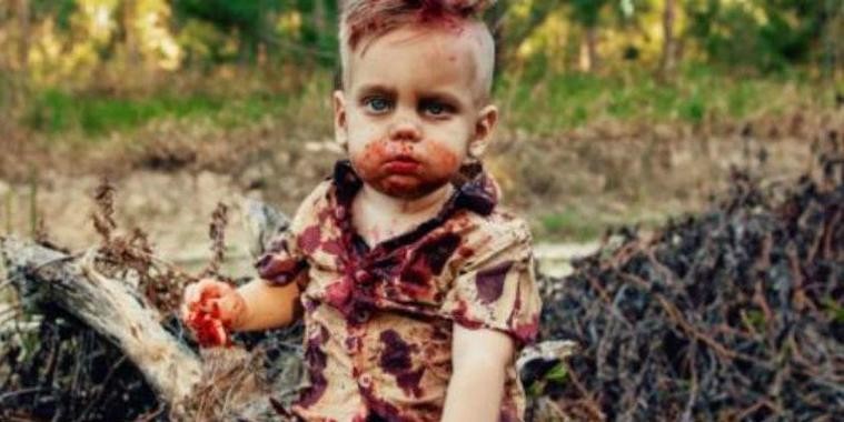 Bebê ganha festa de 1 ano com tema Zumbi por razão emocionante
