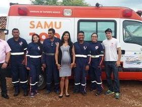 Prefeito de Santo Inácio reabre base do SAMU no município