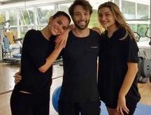 Bruna Marquezine se exercita na casa de Sasha Meneghel no Rio