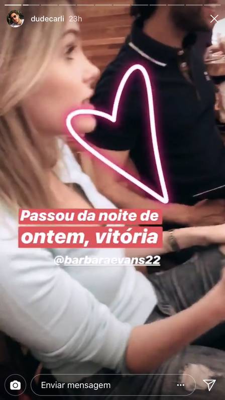 Bárbara Evans e Gustavo Almeida Theodoro