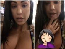 Gracyanne detona fã por criticar a relação de Belo com a filha