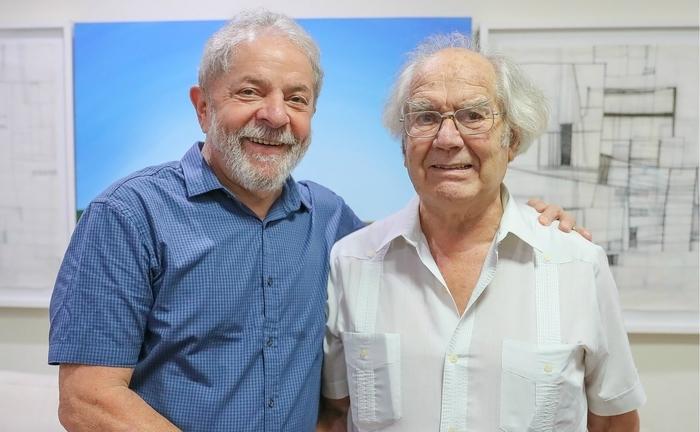 Lula e Nobel da Paz Adolfo Pérez