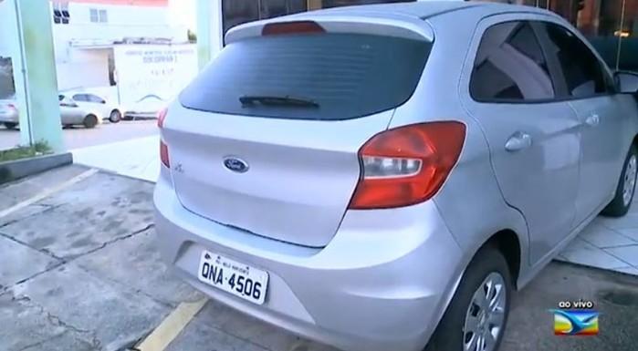 Carro roubado da vítima (Crédito: Reprodução)