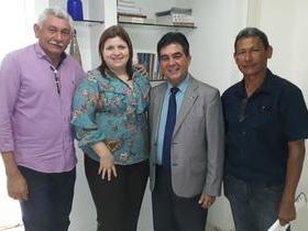 Prefeito Manoel Lázaro participa de audiência no Palácio de Karnak