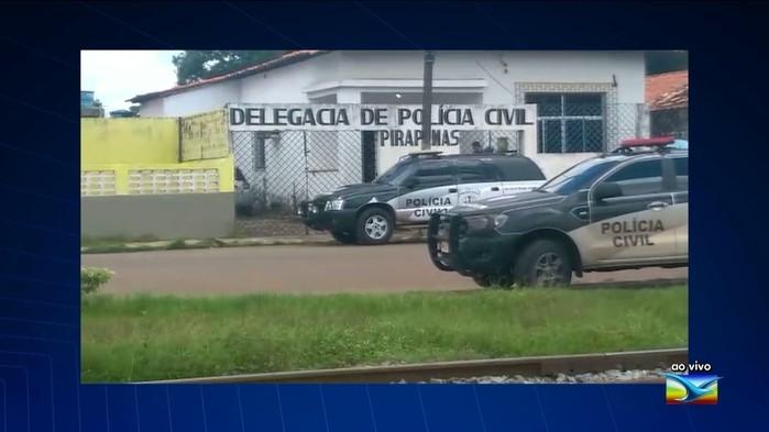 Delegacia invadida por bandidos  (Crdito: Reproduo )