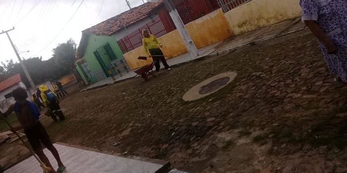Prefeitura de Ilha Grande promove mutirão da limpeza.