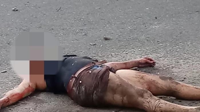 Vítima foi encontrada morta na avenida (Crédito: Reprodução/TV MN)