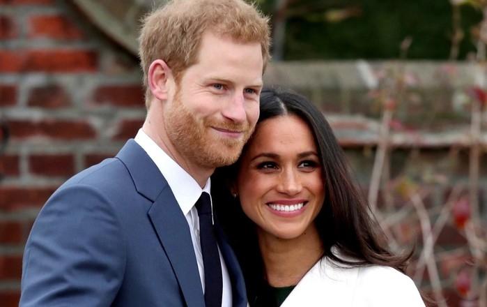 Os noivos, príncipe Harry e Meghan Markle (Crédito: Reprodução)