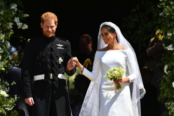 Harry e Meghan Markle (Crédito: Twitter/Reprodução )