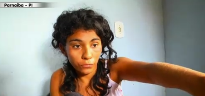 Maria Andrislayne afirma ter sido estuprada dentro de casa (Crédito: Rede Meio Norte)