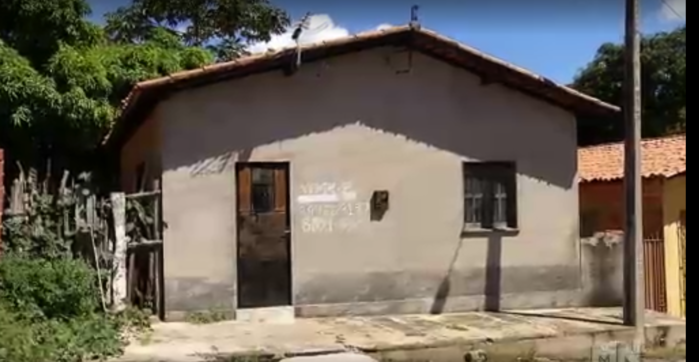Casa onde a dona de casa morava  (Crédito: Rede Meio Norte)