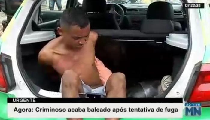Comparsa foi preso durante ação (Crédito: Reprodução/TV Meio Norte)