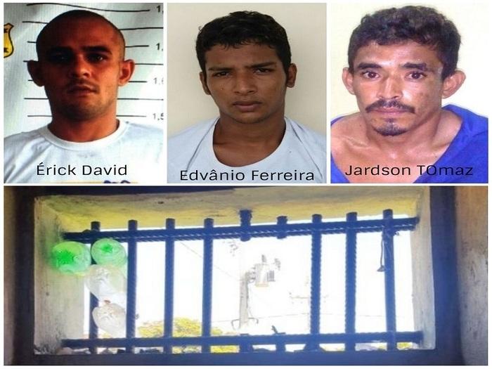 Presos fugitivos (Crédito: Reprodução/CostaNorte)