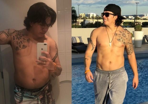 Whindersson Nunes exibe abdome levemente trincado (Crédito: Reprodução/Instagram)