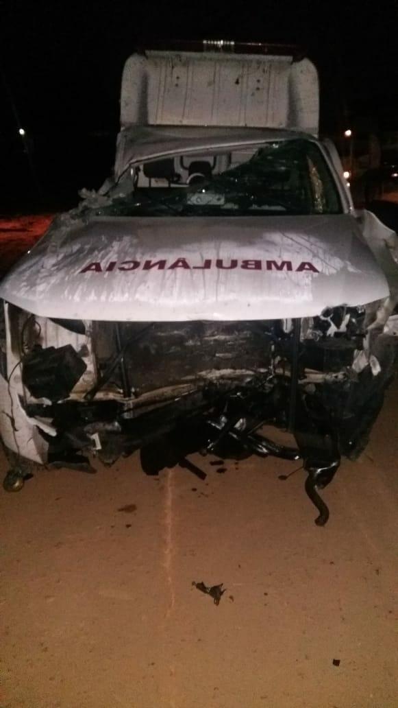 Ambulância Municipal de Valença (Crédito: Reprodução/Whatsapp)
