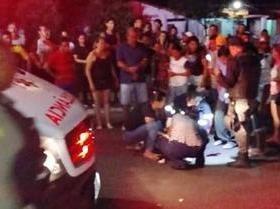 Mulher é atropelada gravemente após sair de igreja
