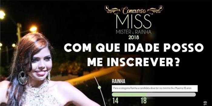 Inscrições abertas para Miss, Mister , Rainha do festival do peixe