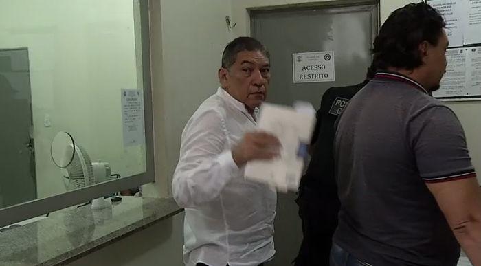 Antônio Monteiro Neto Filhoao ser detido em janeiro desse ano (Crédito: ReproduçãoArquivo MN)