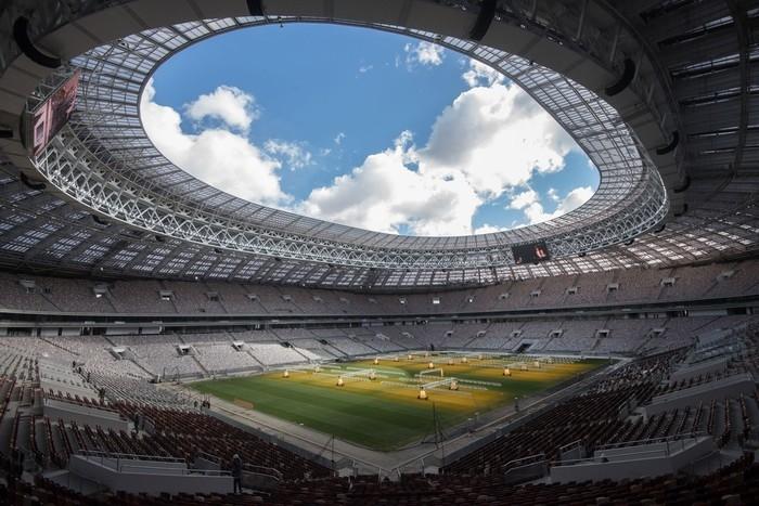Arena Luzhniki, em Moscou, será o principal estádio da Copa do Mundo da Rússia (Crédito: Iliya Pitalev/Sputnik )