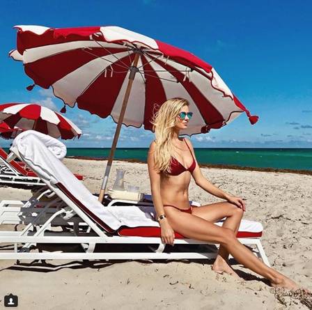 Danielle Knudson é namorada de Alexandre Pato (Crédito: Peter Soulis / Reprodução Instagram)