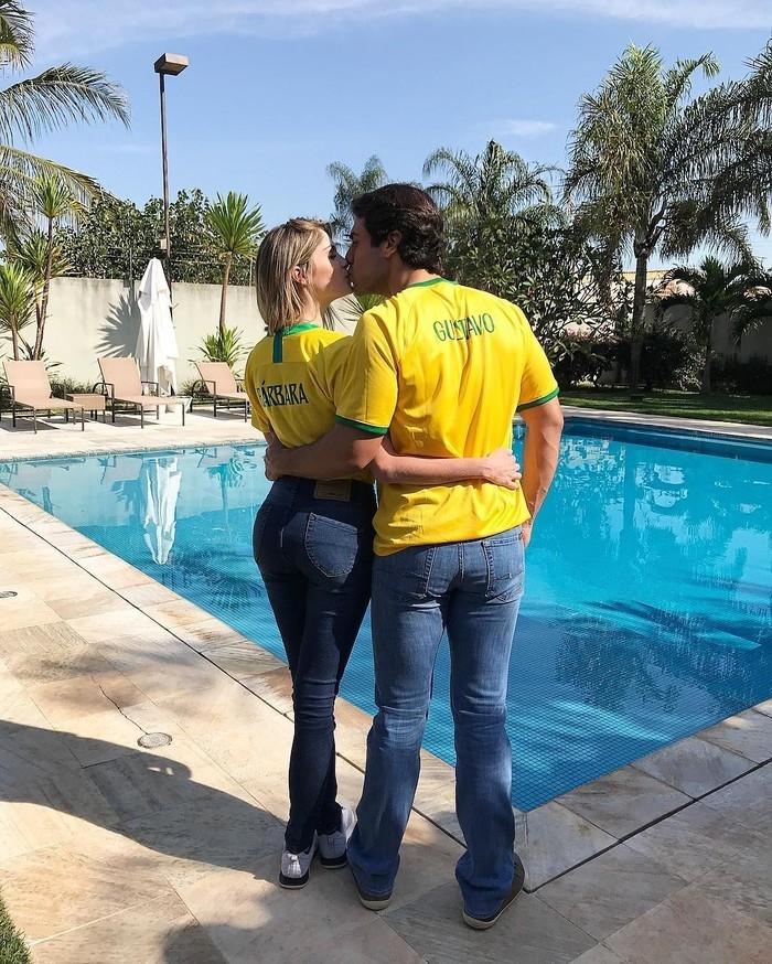 Barbara Evans e Gustavo Theodoro (Crédito: Instagram )