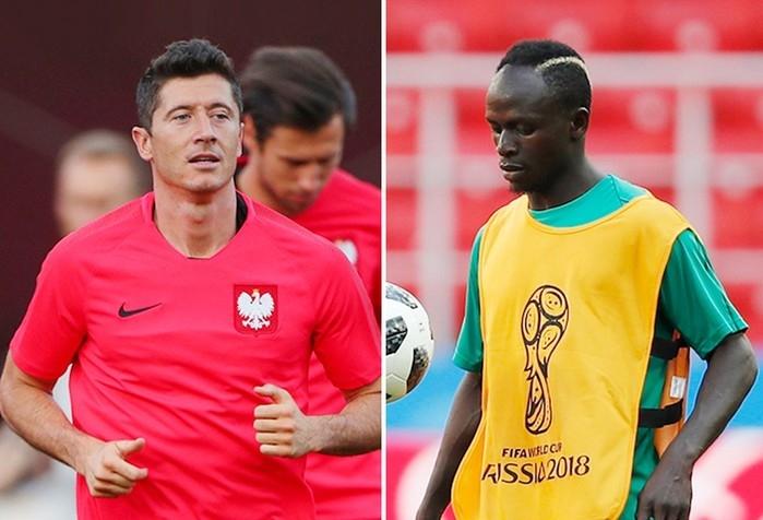 Senegal e Polônia têm duelo particular dos destaques: Lewandowski x Mané (Crédito: Info Esporte)