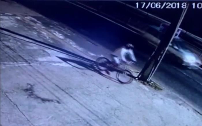 Ele morreu atropelado 1 hora depois do crime (Crédito: Reprodução/TV Anhanguera))