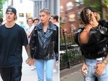 Hailey Baldwin ganha mão boba de Justin Bieber durante passeio
