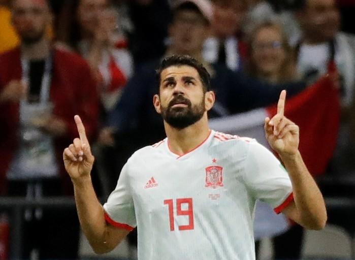 Diego Costa é o artilheiro da Espanha na Copa, com três gols (Crédito: Reuters)