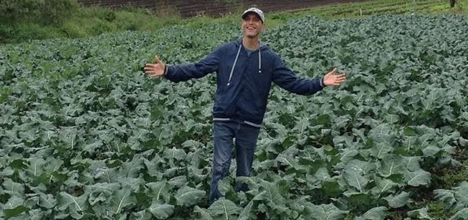 Rodolfo trabalhava no cultivo de hortaliças orgânicas