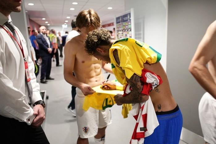 Jogadores deixaram claro a amizade (Crédito: Lucas Figueiredo)