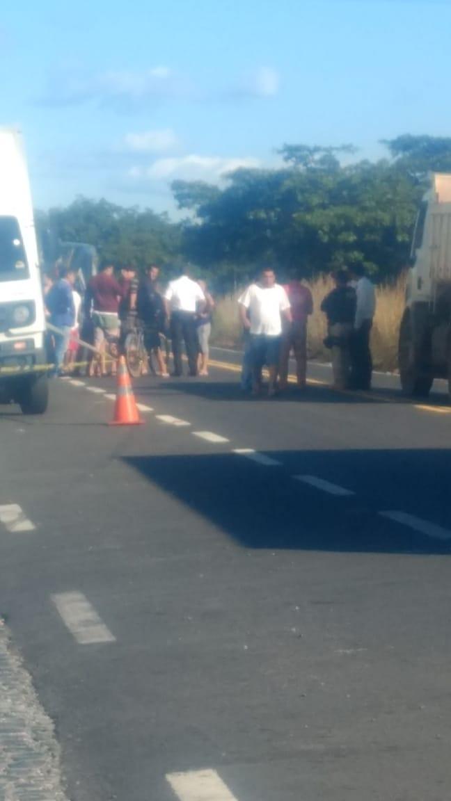Acidente na BR-316 (Crédito: Imagem enviada por internauta ao meionorte.com)
