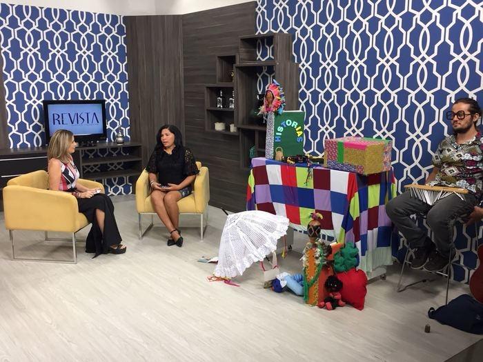 Programa Revista Meio Norte recebe a contadora de histórias Carla Sena (Crédito: Waldelúcio Barbosa)