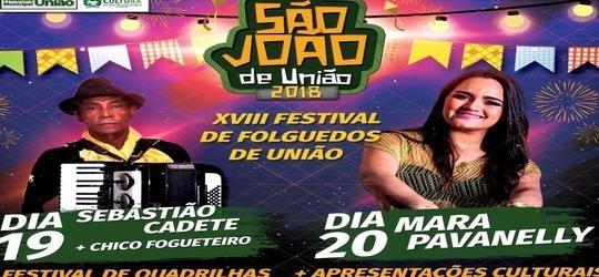 Mara Pavanelly no São João de União