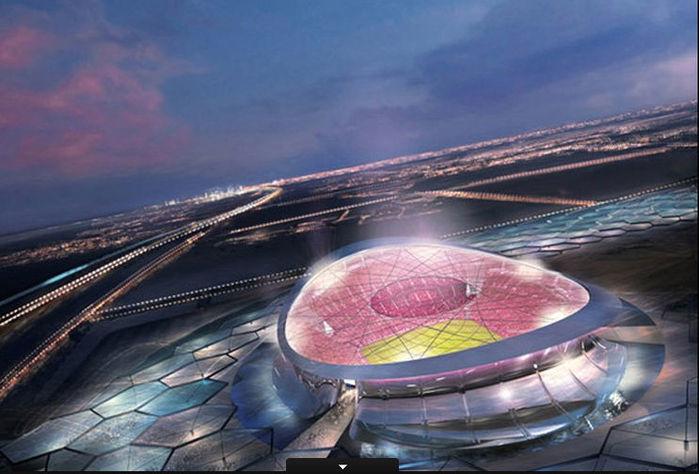O Lusail Iconic, que terá capacidade para 86.250 torcedores, vai receber a abertura e a decisão da Copa (Crédito: Divulgação)