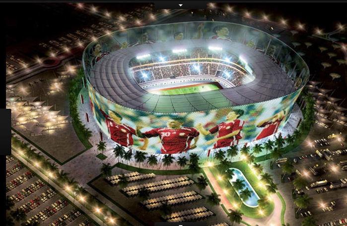 O já existente estádio de Rayyan poderá ter sua capacidade redobrada e vai receber 44.740 torcedores (Crédito: Divulgação)