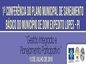 Conferência Municipal aprova P M S B de Dom Expedito Lopes - PI
