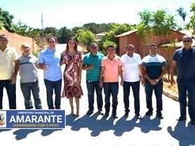 Prefeitura Municipal de Amarante conclui Calçamento da Baixa Verde